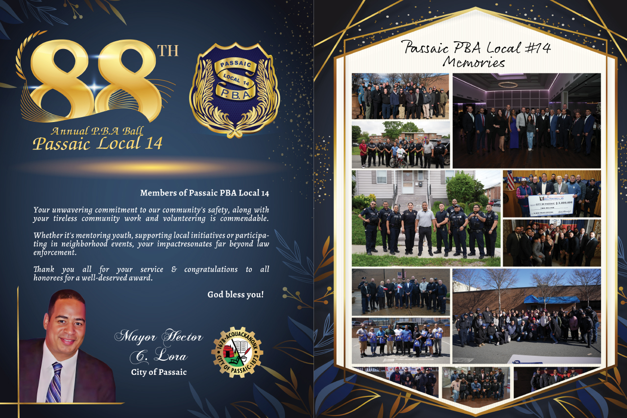 88th Annual PBA Ball Passaic Local 14 Magazine